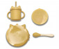 Силиконов сет за хранене от 4 части Lorelli, yellow 10230700001 thumb 3