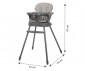 Повдигащо детско столче за хранене Lorelli Siesta 3в1, Grey leather 10100532506 thumb 11