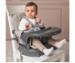 Повдигащо детско столче за хранене Lorelli Siesta 3в1, Grey leather 10100532506 thumb 19