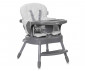 Повдигащо детско столче за хранене Lorelli Siesta 3в1, Grey leather 10100532506 thumb 5