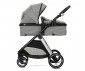 Комбинирана количка с обръщаща се седалка за новородени бебета и деца до 22кг Lorelli Aspen 3в1, Grey 10022022506 thumb 4