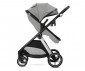 Комбинирана количка с обръщаща се седалка за новородени бебета и деца до 22кг Lorelli Aspen 3в1, Grey 10022022506 thumb 5