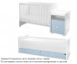 Трансформиращо се бебешко легло Lorelli Trend Plus New 70/160 см, цвят бяло/baby blue 10150590039P thumb 13