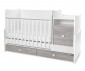Трансформиращо се бебешко легло Lorelli Trend Plus New 70/160 см, цвят бяло/арт 10150590043P thumb 3