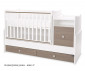 Трансформиращо се бебешко легло Lorelli Trend Plus New 70/160 см, цвят бяло/кехлибар 10150590044P thumb 2