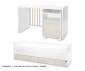 Трансформиращо се бебешко легло Lorelli Trend Plus New 70/160 см, цвят бяло/светъл дъб 10150590045P thumb 12