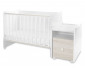 Трансформиращо се бебешко легло Lorelli Trend Plus New 70/160 см, цвят бяло/светъл дъб 10150590045P thumb 6