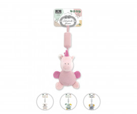 Мека, плюшена играчка камбанка за закачане на количка Lorelli Natural, асортимент 1019135