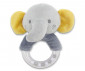 Бебешка дрънкалка с кръг Lorelli Natural, сиво слонче 10191360010 thumb 2