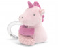 Бебешка дрънкалка с кръг Lorelli Natural, розов еднорог 10191370007 thumb 2