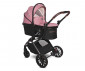 Комбинирана бебешка количка с обръщаща се седалка за деца до 22кг с включени адаптори за столче/кошница за кола Lorelli Glory 2в1, Pink 10021822301A thumb 2