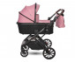 Комбинирана бебешка количка с обръщаща се седалка за деца до 22кг с включени адаптори за столче/кошница за кола Lorelli Glory 2в1, Pink 10021822301A thumb 4