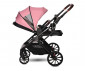 Комбинирана бебешка количка с обръщаща се седалка за деца до 22кг с включени адаптори за столче/кошница за кола Lorelli Glory 2в1, Pink 10021822301A thumb 7