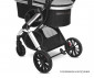 Комбинирана бебешка количка с обръщаща се седалка за деца до 22кг с включени адаптори за столче/кошница за кола Lorelli Glory 2в1, Opaline Grey 10021822302A thumb 10