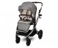 Комбинирана бебешка количка с обръщаща се седалка за деца до 22кг с включени адаптори за столче/кошница за кола Lorelli Glory 2в1, Opaline Grey 10021822302A thumb 6
