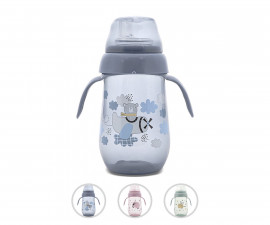 Неразливащо се шише с широко гърло и с дръжки за хранене Lorelli My friend, асортимент 1020009