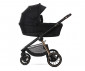 Комбинирана бебешка количка с обръщаща се седалка за деца до 22кг с включени адаптори за столче/кошница за кола Lorelli Bianca 2в1, Black 10022052501 thumb 4