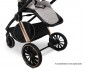Комбинирана бебешка количка с обръщаща се седалка за деца до 22кг с включени адаптори за столче/кошница за кола Lorelli Bianca 2в1, Black 10022052501 thumb 8