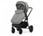 Комбинирана бебешка количка с обръщаща се седалка за деца до 22кг с включени адаптори за столче/кошница за кола Lorelli Bianca 2в1, Grey 10022052506 thumb 3