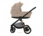 Комбинирана бебешка количка с обръщаща се седалка за деца до 22кг с включени адаптори за столче/кошница за кола Lorelli Bianca 2в1, Beige Warm 10022052603 thumb 4