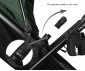 Комбинирана количка с обръщаща се седалка за новородени бебета и деца до 22кг и адаптори Lorelli Aspen 2в1, Green 10022062512 thumb 12