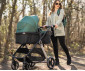 Комбинирана количка с обръщаща се седалка за новородени бебета и деца до 22кг и адаптори Lorelli Aspen 2в1, Green 10022062512 thumb 26