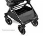 Комбинирана бебешка количка с обръщаща се седалка за деца до 22кг с включени адаптори за столче/кошница за кола Lorelli Reya 2в1, Black 10022072501 thumb 18