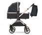 Комбинирана бебешка количка с обръщаща се седалка за деца до 22кг с включени адаптори за столче/кошница за кола Lorelli Reya 2в1, Black 10022072501 thumb 3