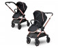 Комбинирана бебешка количка с обръщаща се седалка за деца до 22кг с включени адаптори за столче/кошница за кола Lorelli Reya 2в1, Black 10022072501 thumb 4