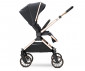 Комбинирана бебешка количка с обръщаща се седалка за деца до 22кг с включени адаптори за столче/кошница за кола Lorelli Reya 2в1, Black 10022072501 thumb 6