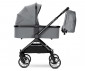 Комбинирана бебешка количка с обръщаща се седалка за деца до 22кг с включени адаптори за столче/кошница за кола Lorelli Reya 2в1, Grey 10022072506 thumb 3