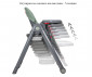 Детско сгъващо се столче за хранене с колела Lorelli Party, Green Leather 10100372504 thumb 7