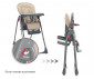 Сгъваемо столче за хранене на дете до 15кг Lorelli Dulce, Grey Leather 10100452506 thumb 3
