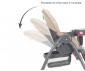 Сгъваемо столче за хранене на дете до 15кг Lorelli Dulce, Grey Leather 10100452506 thumb 8