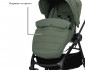Комбинирана бебешка количка с обръщаща се седалка за деца до 22кг с включени адаптори за столче/кошница за кола Lorelli Venice 2в1, Green 10022042504 thumb 19