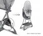 Детско сгъващо се столче за хранене Lorelli Bonbon, Grey Leather 10100312506 thumb 6