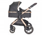 Комбинирана количка с обръщаща се седалка за новородени бебета и деца до 22кг и адаптори Lorelli Viola Set, Black 10021882501 thumb 2
