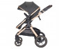 Комбинирана количка с обръщаща се седалка за новородени бебета и деца до 22кг и адаптори Lorelli Viola Set, Black 10021882501 thumb 4