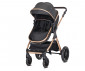Комбинирана количка с обръщаща се седалка за новородени бебета и деца до 22кг и адаптори Lorelli Viola Set, Black 10021882501 thumb 5