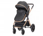 Комбинирана количка с обръщаща се седалка за новородени бебета и деца до 22кг и адаптори Lorelli Viola Set, Black 10021882501 thumb 6