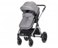 Комбинирана количка с обръщаща се седалка за новородени бебета и деца до 22кг и адаптори Lorelli Viola Set, Grey 10021882506 thumb 6