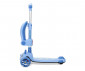 Сгъваема тротинетка със светещи колела, седалка и с крачна спирачка Lorelli Swiftie до 50 кг, Led/music blue 10390220004 thumb 5