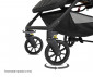 Сгъваема и преносима лятна бебешка количка за новородени с тегло до 22кг Lorelli Noir, Grey 10022092502 thumb 6