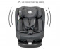 Столче за кола за новородено бебе с тегло до 36кг. с въртяща се функция Lorelli Auriga, i-Size 40-150 см, Isofix 360° Anti Rebound Bar, Green 10072102602 thumb 17