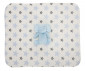 Бебешко одеяло Lorelli Nappy, 90 x 75 см, бяло със синьо слонче 10340182501 thumb 4