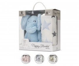 Бебешко одеяло Lorelli Nappy, 90 x 75 см, асортимент 1034018