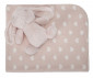 Бебешко одеяло Lorelli Nappy, 90 x 75 см, прасковено розово със зайче 10340182502 thumb 3
