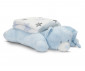 Бебешко одеяло Lorelli Puffy Duo, 90 x 75 см, бяло с възглавничка синьо мече 10340202501 thumb 2