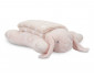 Бебешко одеяло Lorelli Puffy Duo, 90 x 75 см, прасковено розово с възглавничка зайче 10340202502 thumb 2