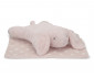 Бебешко одеяло Lorelli Puffy Duo, 90 x 75 см, прасковено розово с възглавничка зайче 10340202502 thumb 3